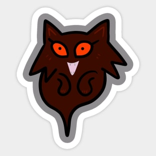 The Cat Ghost Sticker